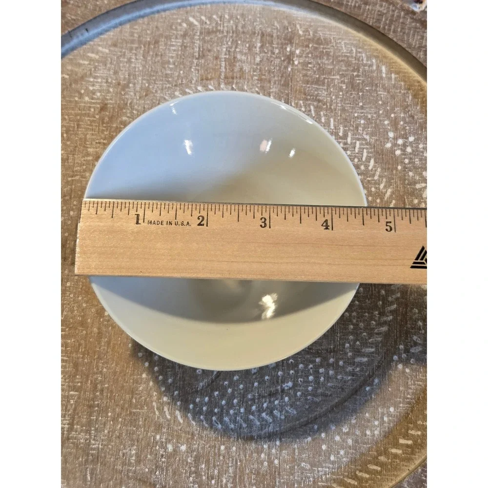 😎Vintage Japanese Floral Porcelain Lidded Rice Bowl Set Blue‎ Gold Rim Mark